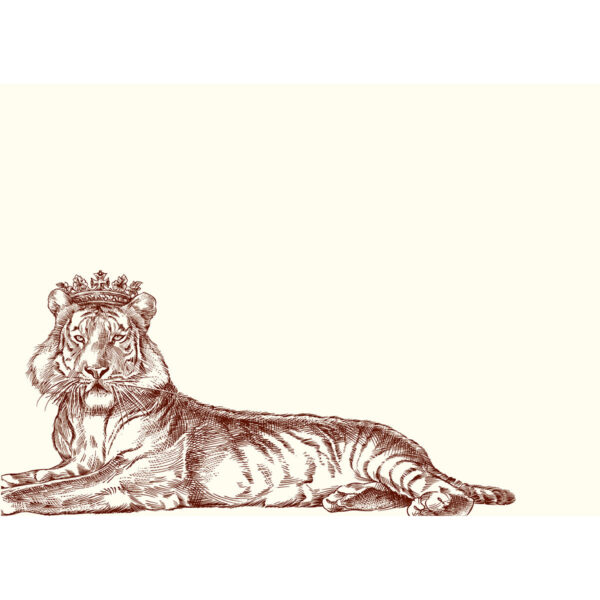 Alexa Pulitzer, medium notecards, Royal tiger