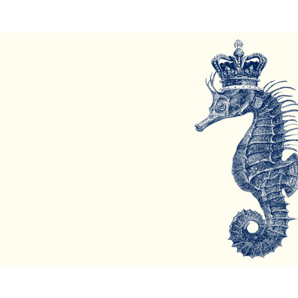 Alexa Pulitzer, small notecards, Royal Seahorse