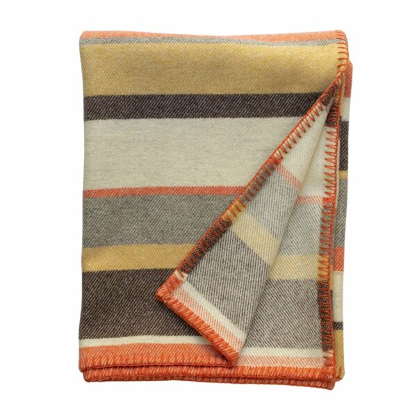 Melin Tregwynt, Clubstripe throw, Rust