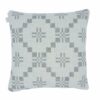 Melin Tregwynt, St Davids Cross cushion, Silver, 45 x 45cm