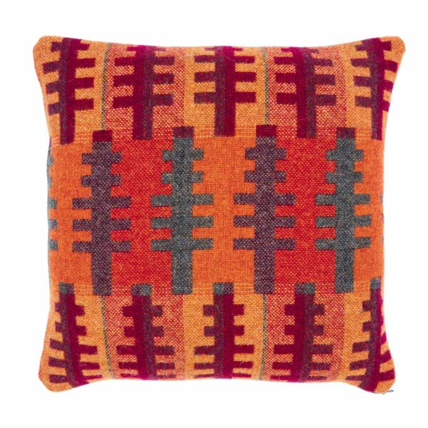 Melin Tregwynt, Forest cushion, Autumn, 45 x 45cm