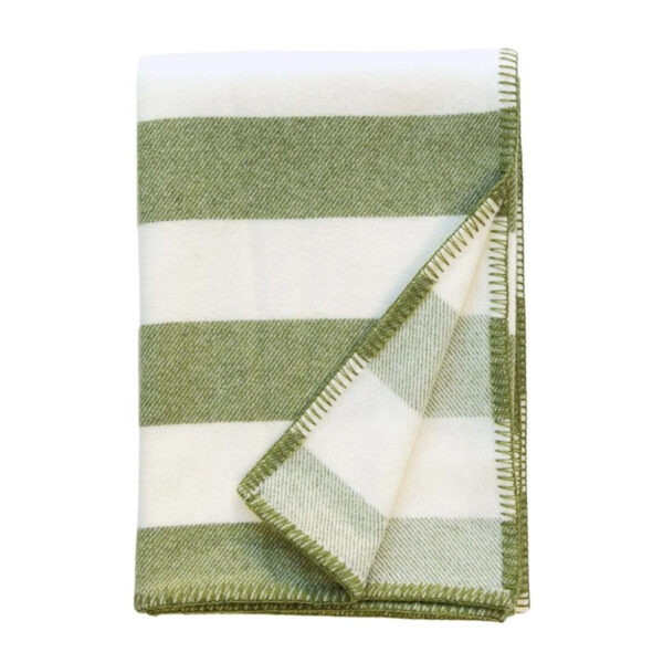 Melin Tregwynt, Broadstripe throw, Green