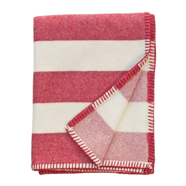 Melin Tregwynt, Broadstripe throw, Red