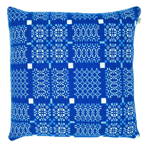 Melin Tregwynt, Knot Garden cushion, Morlyn, 45 x 45cm