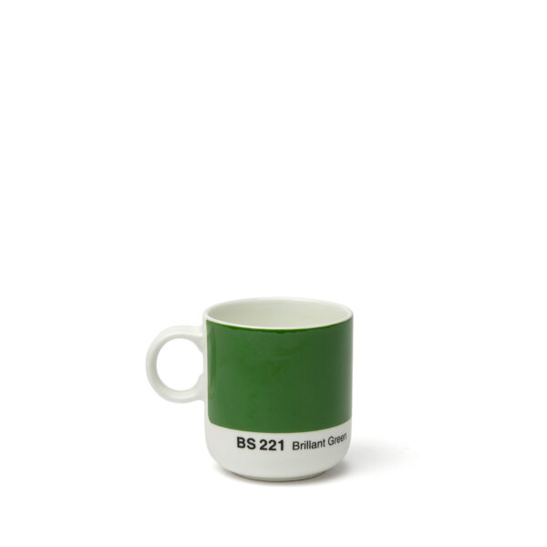 David Mellor, British Standard espresso cup, BS221 Brilliant Green