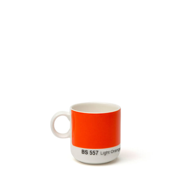 David Mellor, British Standard espresso cup, BS557 Light Orange