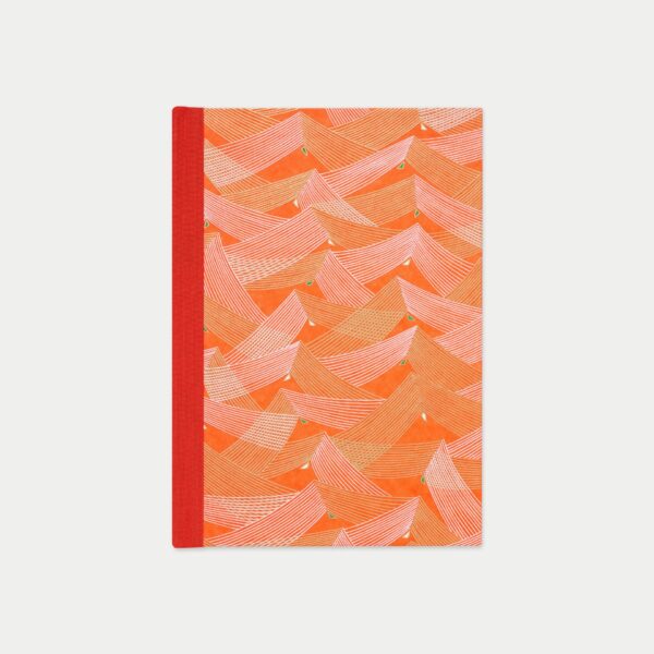 Esmie, classic journal, geometric waves/orange