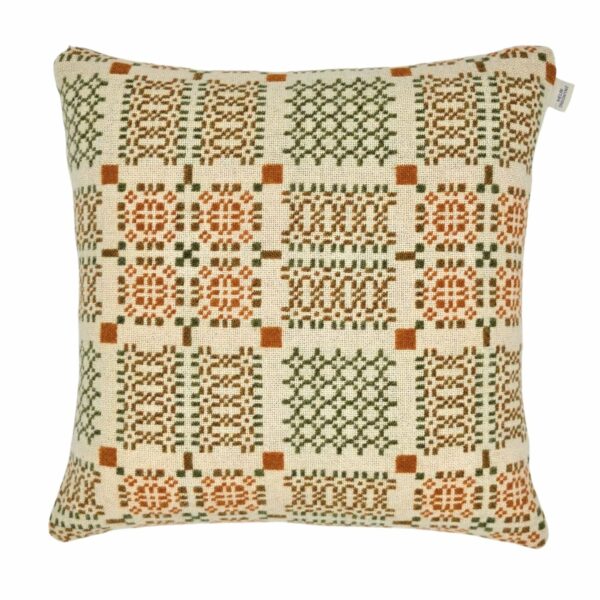 Melin Tregwynt, Gardd cushion, Melyn Mair, 45 x 45cm
