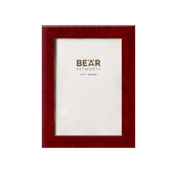 Italian photo frame, 5″x7″, amaranto
