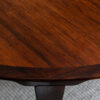 Danish rosewood circular extending dining table by Henry Rosengren Hansen for Brande Møbelindustri, c. 1960s