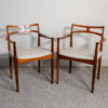 Set of eight Danish rosewood ‘Model 94’ dining chairs by Johannes Andersen for Christian Linneberg Mobelfabrik, c. 1960s