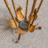 Pair of mid-century gilt metal umbrella or stick stands, c. 1950s