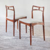 Set of eight Danish rosewood ‘Model 94’ dining chairs by Johannes Andersen for Christian Linneberg Mobelfabrik, c. 1960s