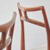 Set of eight Danish rosewood ‘Model 94’ dining chairs by Johannes Andersen for Christian Linneberg Mobelfabrik, c. 1960s