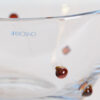 Vintage glass bowl by Krosno, Poland