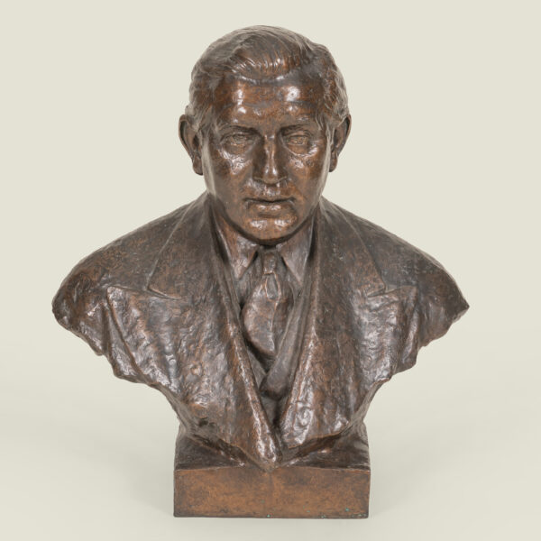 Bronze bust of Sir Isaac Wolfson, First Baronet FRS (1897-1991), by Sir William Reid Dick, KCVO RA (Scottish, 1878-1961)