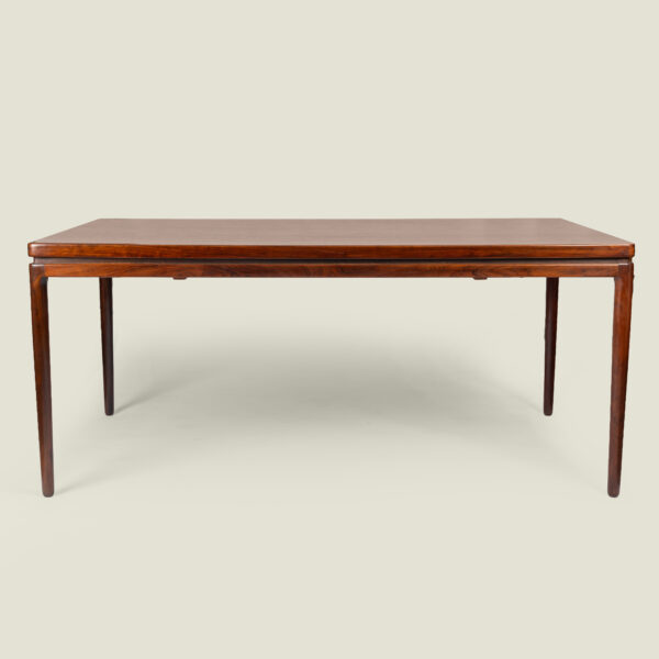 Danish rosewood extending dining table, designed by Henri Walter Klein for Bramin, 1960s