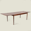 Danish rosewood extending dining table, designed by Henri Walter Klein for Bramin, 1960s