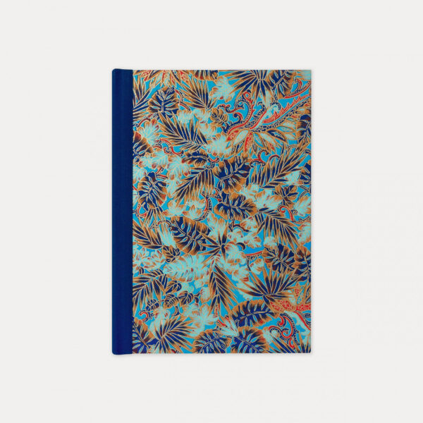 Esmie, classic journal, tropical foliage/blue