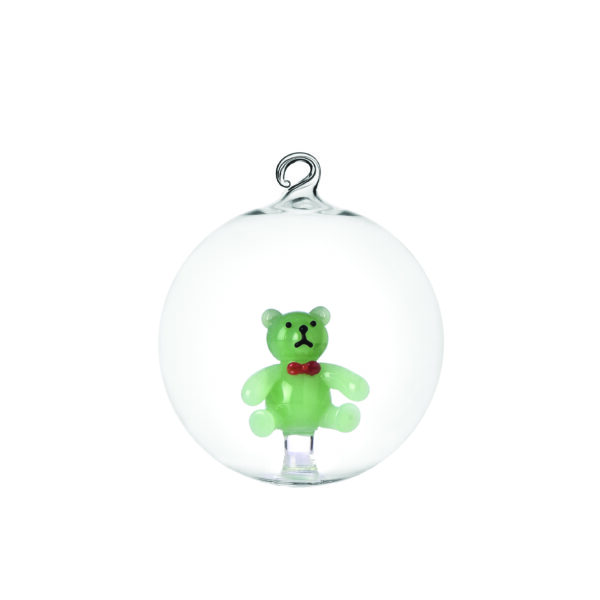 Ichendorf, Nutcracker bauble, green teddy bear